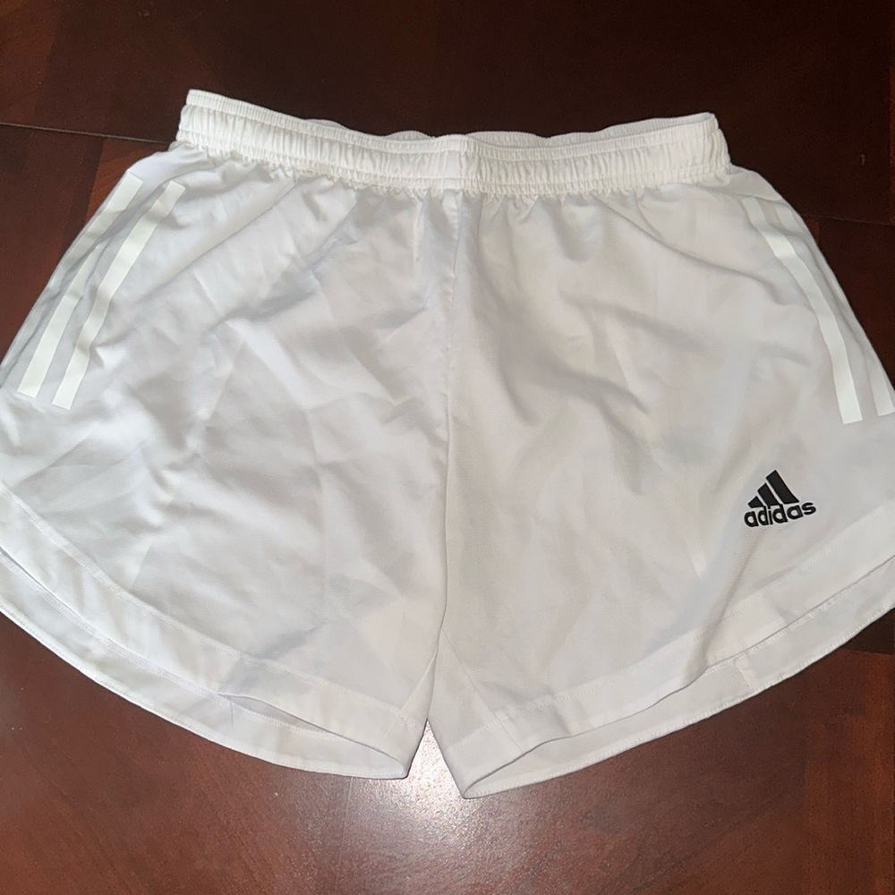 NWOT Adidas white athletic shorts